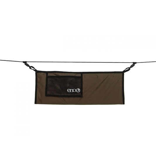 Eagles Nest Outfitters Talon Ridgeline Grey hammock organizer with 25-foot length for camping gear storage