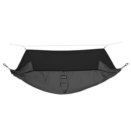 Eagles Nest Outfitters JungleNest grey hammock with integrated bug net and full-length side zipper