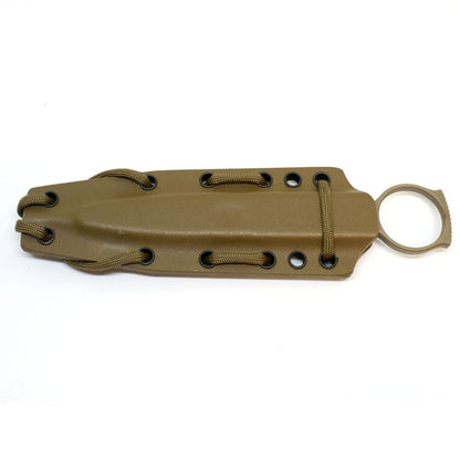 Spartan Blades CQB Tool - FDE with Tan Kydex Sheath - Tactical Edge