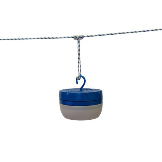 Eagles Nest Outfitters Moonshine Lantern in blue with compact LED design for hammock camping