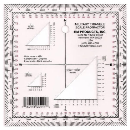 Military Triangle Protractor - Tactical Edge