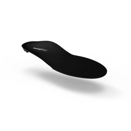 Superfeet Black insoles with high-density foam and stabilizer cap for professional footwear support