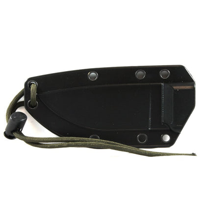 Esee-3MIL - Partial Serrated - Black Blade - Black Sheath with Molle - Tactical Edge