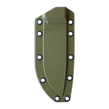 Esee-4 - Partial Serrated - Desert Tan Blade - OD Sheath with Molle - Tactical Edge