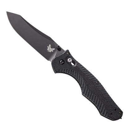 Benchmade 810BK Contiego Axis, Black Plain Edge, Black Handle - Tactical Edge