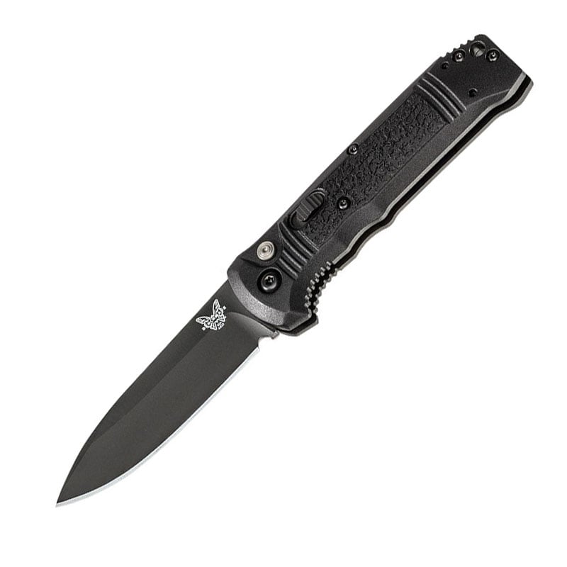 Benchmade 4400BK Casbah Auto Black Plain Edge - Tactical Edge