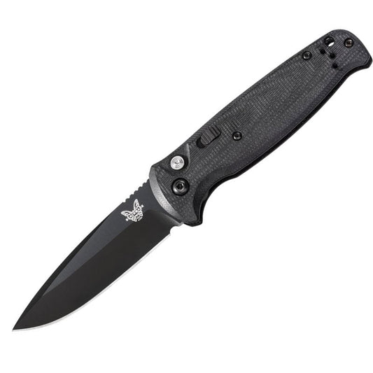 Benchmade 4300BK Composite Lite Auto, Black, Plain Edge - Tactical Edge