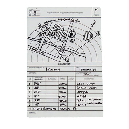 Range Card - Tactical Edge
