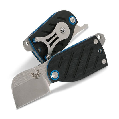 Benchmade 380 Aller Plain Edge, Satin Finish, Black G-10 Handle - Tactical Edge