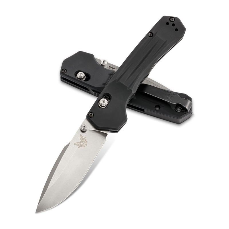 Benchmade 427 Mini Vallation Axis Assisted Plain Edge Satin Finish - Tactical Edge