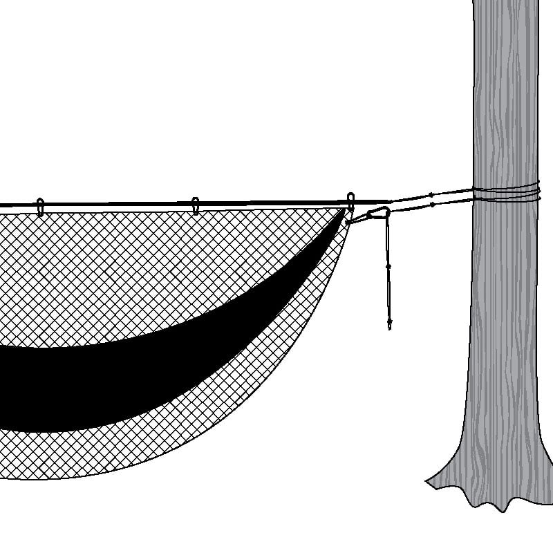 Snugpak Mosquito Hammock Net Olive - Tactical Edge