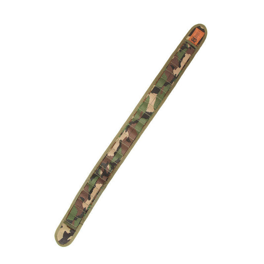 High Speed Gear Slim-Grip Padded Belt in woodland camouflage pattern with neoprene padding and modular attachment system