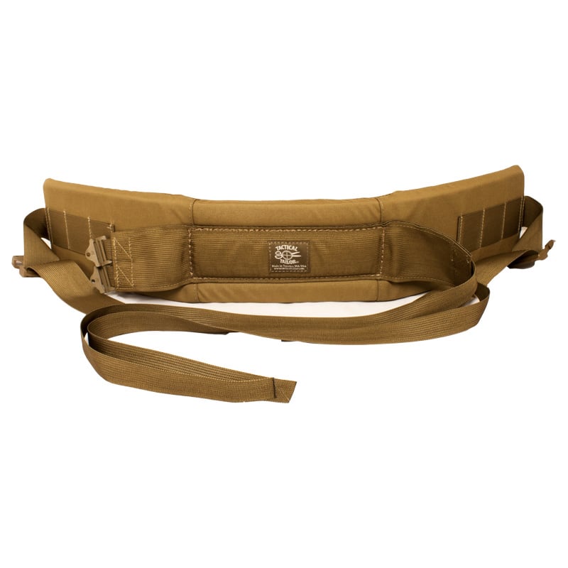 Tactical Tailor Super Belt with dual front buckles and side webbing attachment points for ALICE pack frames