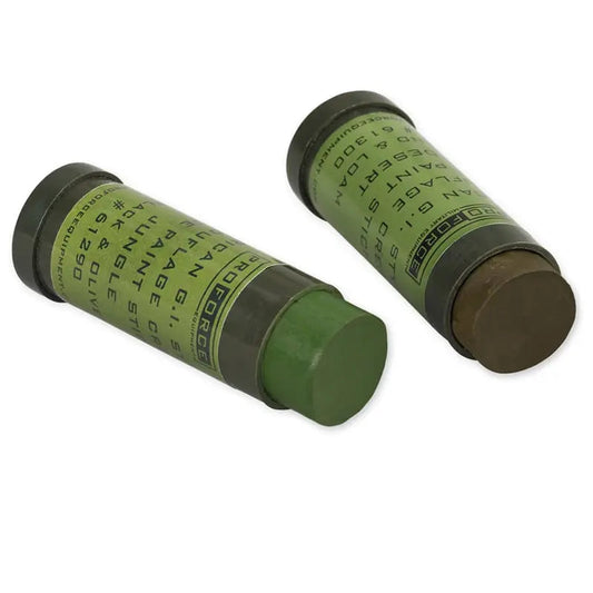 Camcon double-ended push-up camo face paint tube with two colors for field camouflage