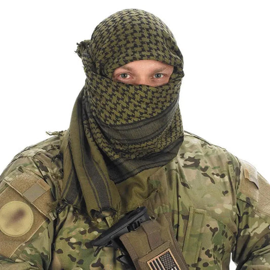 Camcon Shemagh 44x44 inch cotton head covering for tactical and outdoor protection
