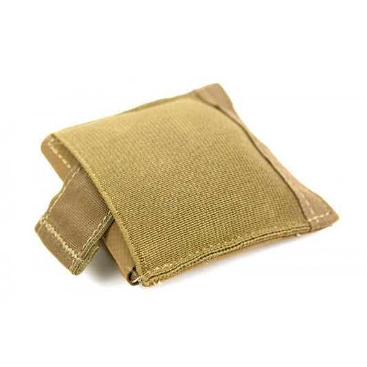 Blue Force Gear Ten Speed Ultralight Dump Pouch in folded position showing compact MOLLE attachment system