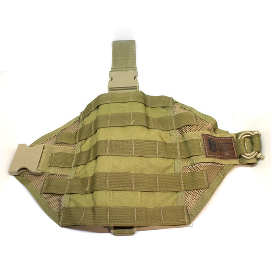 High Speed Gear modular drop leg panel with MOLLE webbing for tactical gear mounting