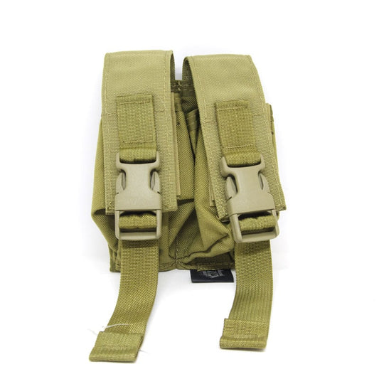 High Speed Gear MSPD double smoke grenade pouch with MOLLE clips and dual closure system